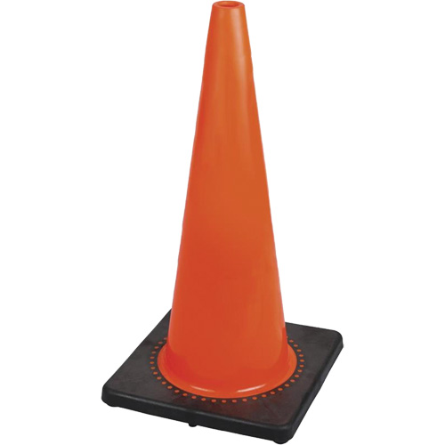 183P C&ocirc;ne de s&eacute;curit&eacute; flexible de premi&egrave;re qualit&eacute;, 28", Orange Sécurité Médic