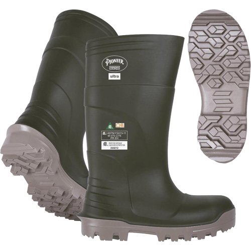 B105FUL.GR Bottes Pioneer Ultra, Polyur&eacute;thane, Embout Acier/Composite, Pointure 6, Semelle R&eacute;sistant aux perforations Sécurité Médic