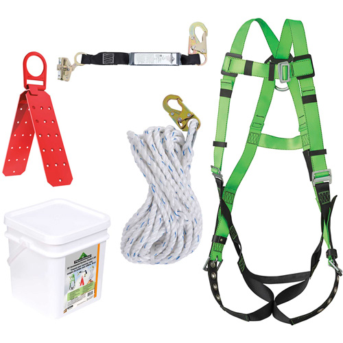 RK8-50 Grommeted Fall Protection Kit, Roofer's Kit Sécurité Médic