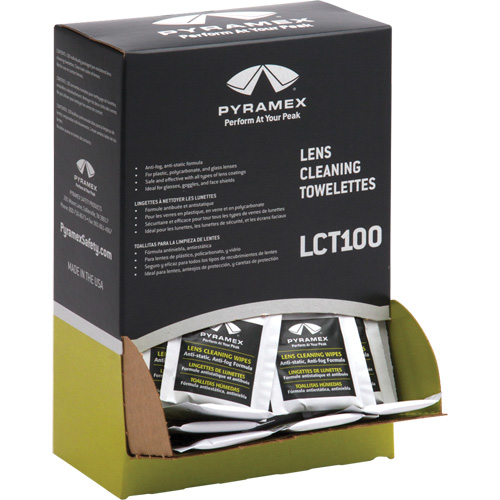 Lingettes nettoyantes pour lentilles Sécurité Médic