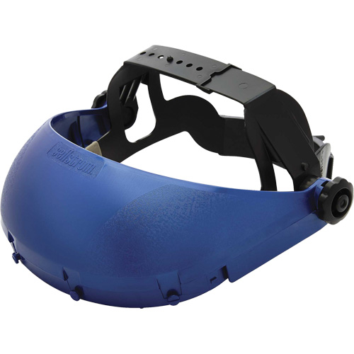 390 Premium Series Single Crown Faceshield Headgear, Ratchet Suspension Sécurité Médic