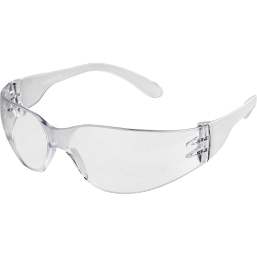 X300 Safety Glasses, Clear Lens, Anti-Scratch, ANSI Z87+/Meets/Exceeds CSA Z94.3 Sécurité Médic