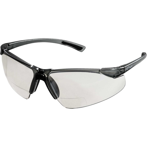 XM340RX Lunettes de s&eacute;curit&eacute; avec grossissement 2X, Lentille Transparent, Anti-&eacute;gratignures, ANSI Z87+/R&eacute;pond ou surpasse la norme CSA Z94.3 Sécurité Médic