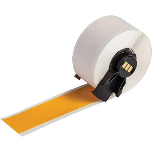 Multi-Purpose Label Tape, Vinyl, Yellow, 1" Width Sécurité Médic
