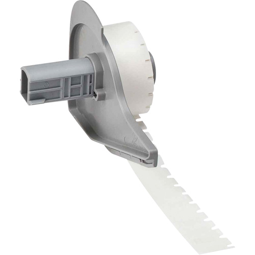 Harsh Environment Multi-Purpose Labels, Polyester, 0.35" L x 0.2" H, Black on Clear Sécurité Médic