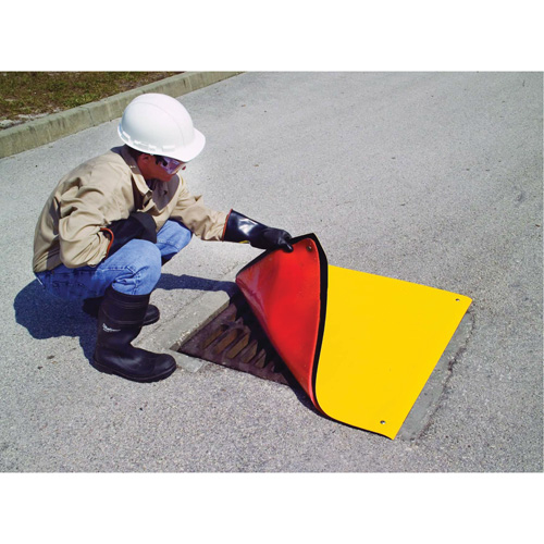 Plus Ultra-Drain Seal, Carr&eacute;e, 18'' lo x 18'' la Sécurité Médic