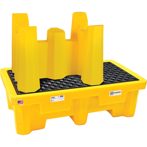 Ultra-Drum Rack Containment Systems 1 baril, 52" lo x 49,5" la x 29" ha, 66 gal. US Capacit&eacute; Sécurité Médic