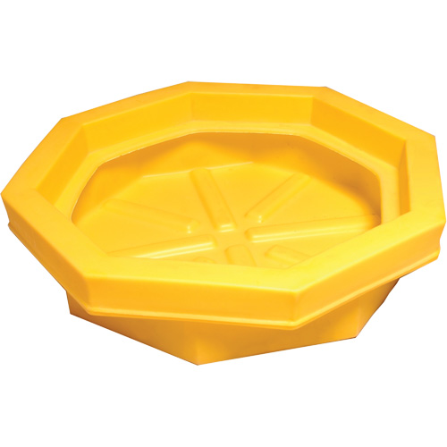 Ultra-Drum Tray sans grille, 32" lo x 32" la x 8,1" h, Cap. de d&eacute;versement 22,8 gal. US Sécurité Médic
