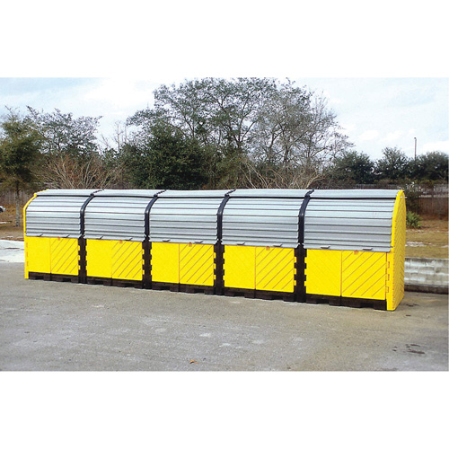 P20 Plus Ultra-Hard Top Spill Pallets sans drain, 312" lo x 79" la x 62" h, Capacit&eacute; de charge 9000 lb Sécurité Médic