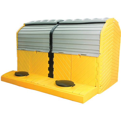 Extender Kit without Drain for Ultra-Hard Top Spill Pallets&reg;, 64" L x 79" W x 62" H, 9000 lbs. Load Capacity Sécurité Médic
