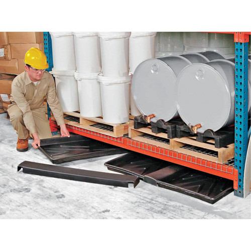 Ultra-Rack Containment Tray – plateau double, 48" lo x 44" la x 2,8" h, Cap. de d&eacute;versement 16 gal. US Sécurité Médic