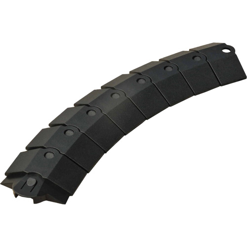 Small Ultra-Sidewinder Cable Protection System avec capuchons, 39,5" x 3" x 0,8", 2000 lb (1 tonne) Sécurité Médic