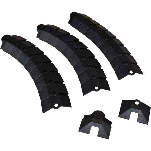 Grand Ultra-Sidewinder Cable Protection System avec capuchons, 34" x 13,6" x 2,1", 260 lb (0,13 tonnes) Sécurité Médic