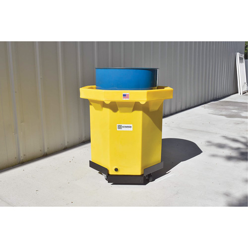 Flat-Bottom Ultra-Spill Collector&reg;, 66 US gal., Mobile Sécurité Médic
