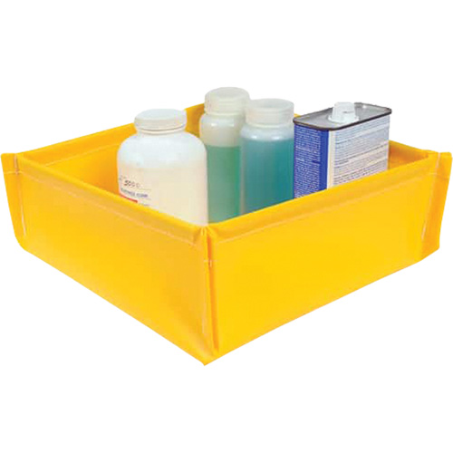 Flexible Ultra-Utility Tray, 12" lo x 12" la x 4,8" h, Cap. de d&eacute;versement 1,5 gal. US Sécurité Médic