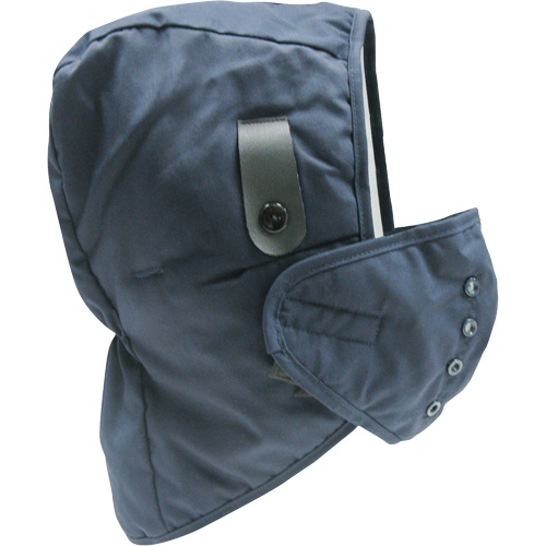 FR Winter Liner with Mouth Piece & Long Neck, Blue, Cotton/Poly-Cotton Sécurité Médic