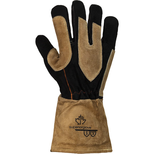 Endura&reg; 505GP MIG Welding Gloves, Grain Goatskin, Size Medium Sécurité Médic