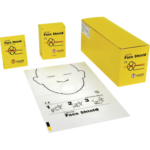 &eacute;cran facial Laerdal, Masque &agrave; usage unique, Classe 1/Classe 2 Sécurité Médic