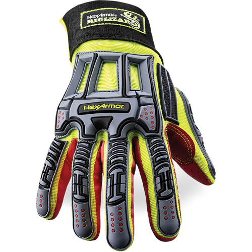 Gants r&eacute;sistants aux coupures Rig Lizard 2028X, 6/T-petit, Paume en Synth&eacute;tique/PEHP, Poignet &eacute;lastique/Boucle et crochet Sécurité Médic