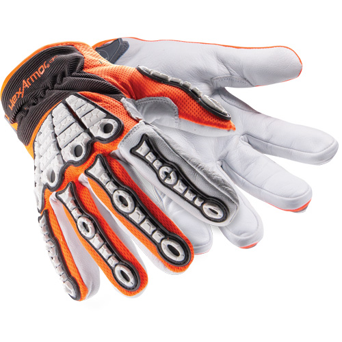 Chrome SLT&reg; Oasis 4073 Impact Gloves, 6/X-Small, Goatskin Palm, Hook & Loop Cuff Sécurité Médic