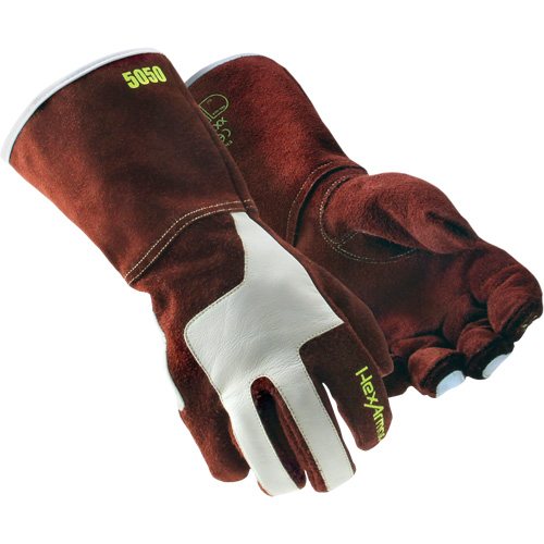 HeatArmor&reg; 5050 Welding Gloves, Split Cowhide, Size Small/7 Sécurité Médic