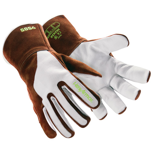 HeatArmor&reg; 5054 Welding Gloves, Grain Goatskin, Size Small/7 Sécurité Médic