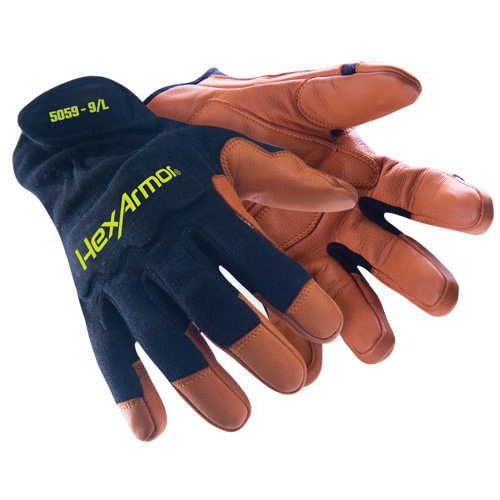 HeatArmor&reg; 5059 Welding Gloves, Grain Goatskin, Size Small/7 Sécurité Médic