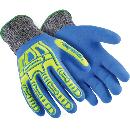 Rig Lizard&reg; Fluid 7102 Cut-Resistant Gloves, Size 5/2X-Small, 13 Gauge, Nitrile Coated, Fibreglass/HPPE Shell, ASTM ANSI Level A4 Sécurité Médic