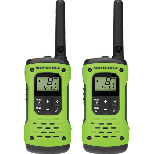 Radios bidirectionnelles TalkAbout T600 s&eacute;rie H2O, Bande FRS/GMRS, 22 canaux, Port&eacute;e 56 km Sécurité Médic