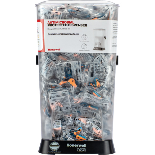 HL400 AM Corded Earplug Dispenser with LT-30 Earplugs Canister Sécurité Médic