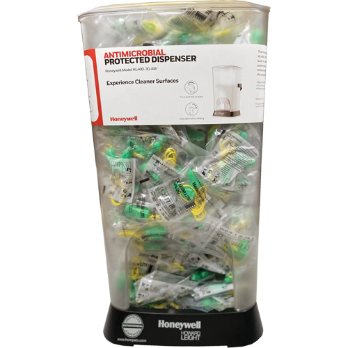 HL400 AM Corded Earplug Dispenser with LPF-30 Earplugs Canister Sécurité Médic