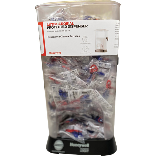 HL400 AM Corded Earplug Dispenser with AS-30R Earplugs Canister Sécurité Médic