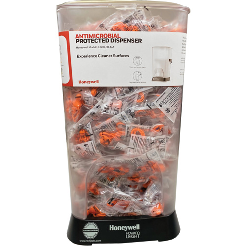 HL400 AM Corded Earplug Dispenser with QD30 Earplugs Canister Sécurité Médic