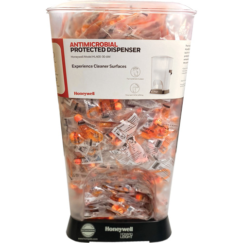 HL400 AM Corded Earplug Dispenser with TF-30 Earplugs Canister Sécurité Médic