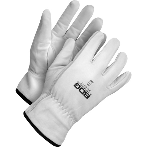 Gants de chauffeur r&eacute;sistants &agrave; la perforation, Petit, Paume en Cuir fleur de ch&egrave;vre Sécurité Médic