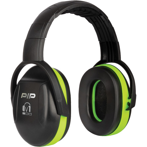 Dynamic V1 Passive Ear Muffs, Headband, 23 NRR dB Sécurité Médic