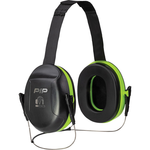 Dynamic V1 Passive Ear Muffs, Neckband, 23 NRR dB Sécurité Médic