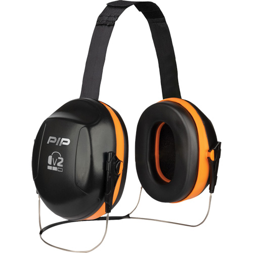 Dynamic V2 Passive Ear Muffs, Neckband, 25 NRR dB Sécurité Médic