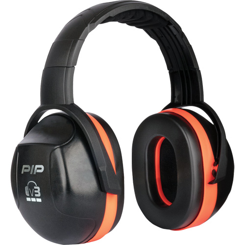 Dynamic V3 Passive Ear Muffs, Headband, 29 NRR dB Sécurité Médic