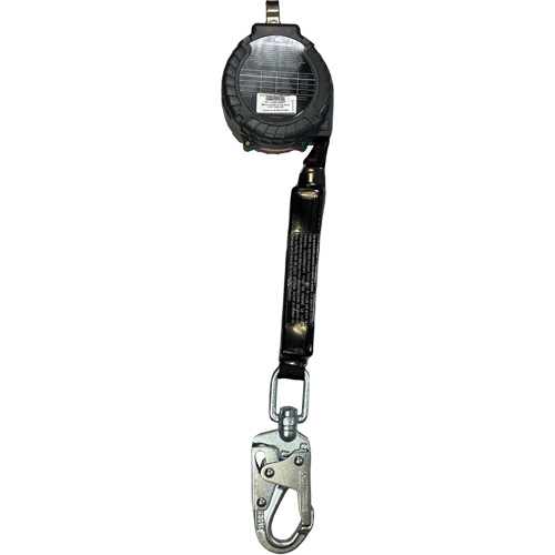 Miller TurboLite+ Scorpion Personal Fall Limiter, 9', Web, Swivel Sécurité Médic