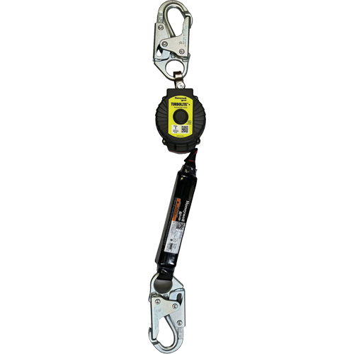 Miller TurboLite+ Personal Fall Limiter, 6', Web, Stationary Sécurité Médic