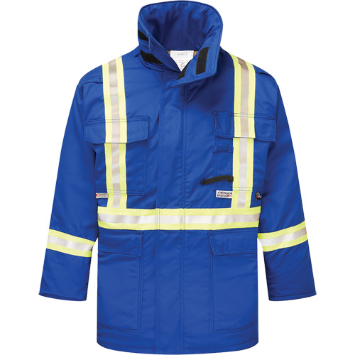 Avenger 9 oz. Flame Resistant Insulated Parka, Small, Royal Blue Sécurité Médic