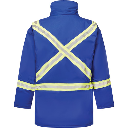 Avenger 9 oz. Flame Resistant Insulated Parka, Small, Royal Blue Sécurité Médic