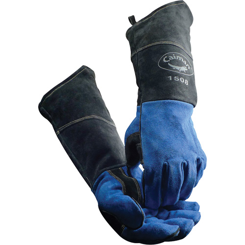 Caiman&reg; Welder's Gloves, Split Cowhide, Size Large Sécurité Médic