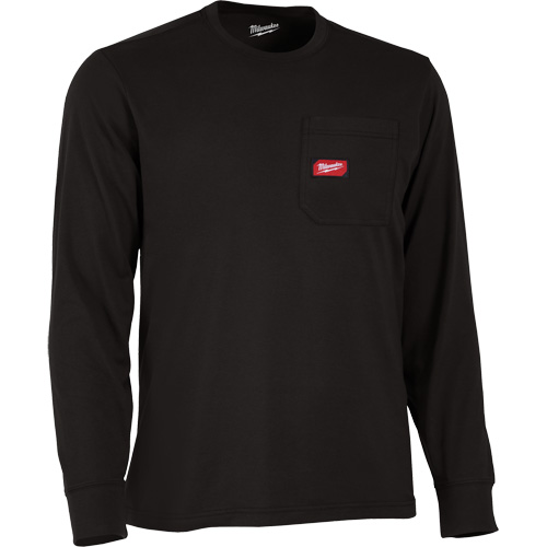 T-shirt &agrave; manches longues avec poches Gridiron, Hommes, Petit, Noir Sécurité Médic
