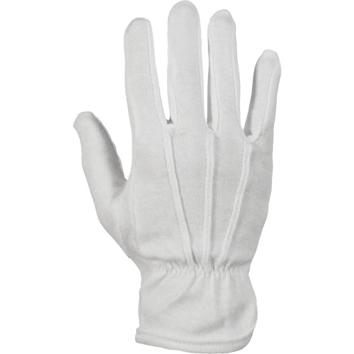 Classic Inspectors Parade Gloves, Cotton/Nylon, Unhemmed Cuff, 8/Medium Sécurité Médic