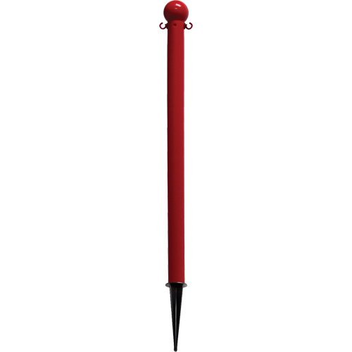 Colonnettes de sol, Rouge Sécurité Médic