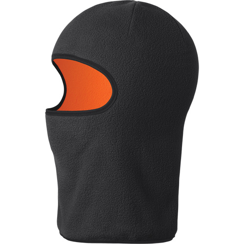 5502 Cagoule &agrave; 1 trou r&eacute;versible, Micro laine, Noir/Orange haute visibilit&eacute; Sécurité Médic