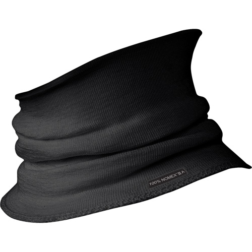 C207BK Cache-cou et coupe-vent ignifuges, Noir, Nomex Sécurité Médic