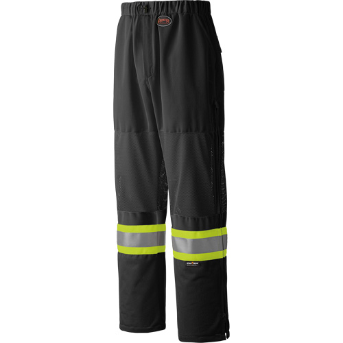 6003BKP Pantalon de s&eacute;curit&eacute; routi&egrave;re, Polyester, Petit, Noir Sécurité Médic